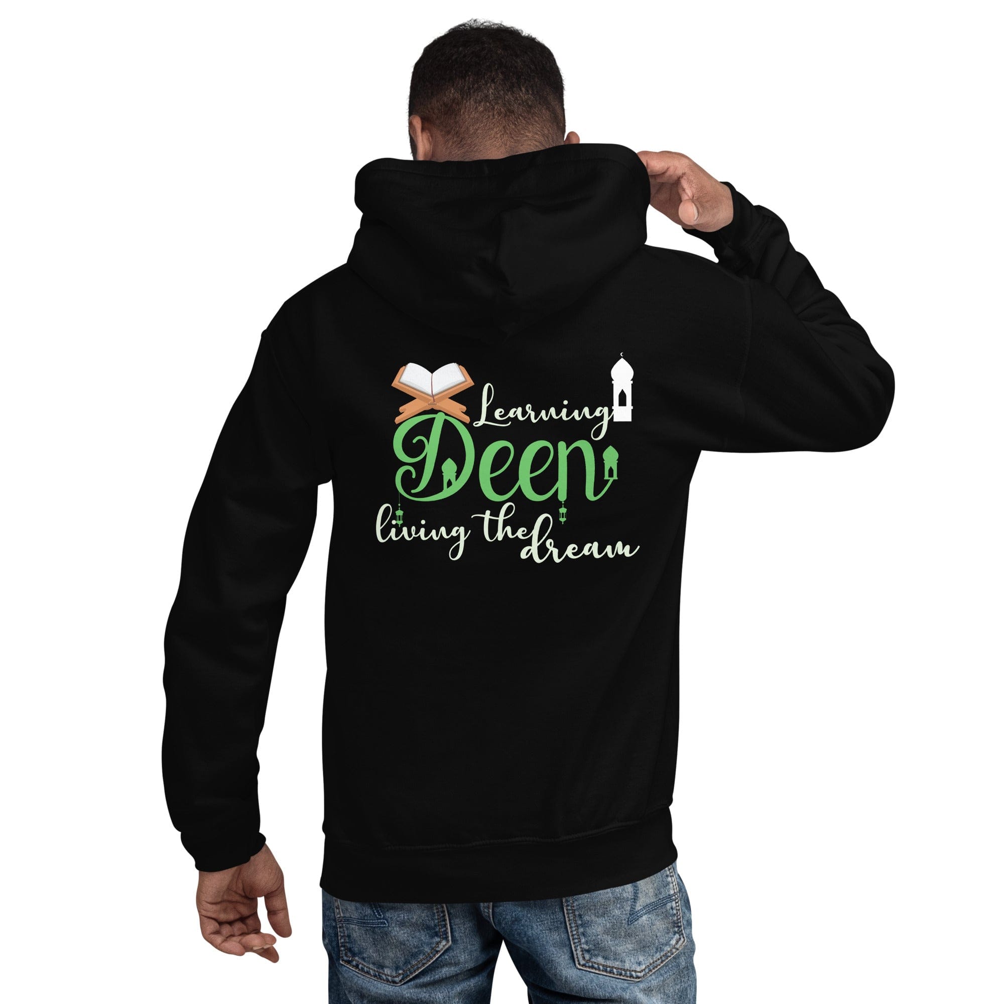 Muslim Threads Black / S Learning the Deen - Hoodie