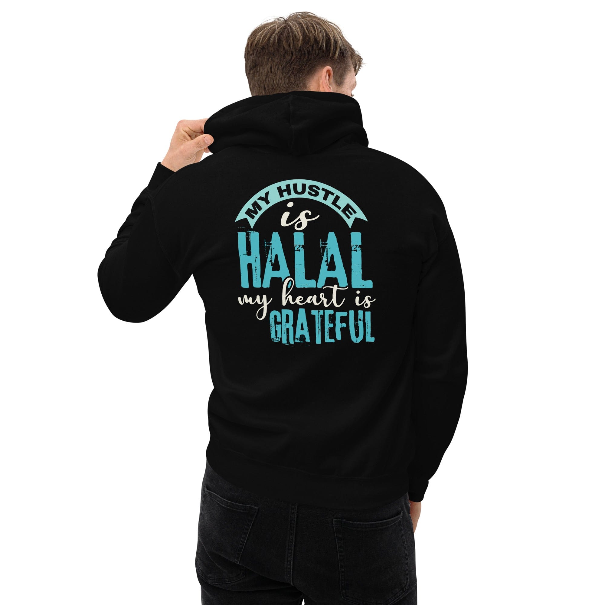 Muslim Threads Black / S My hustle is Halal Hoodie