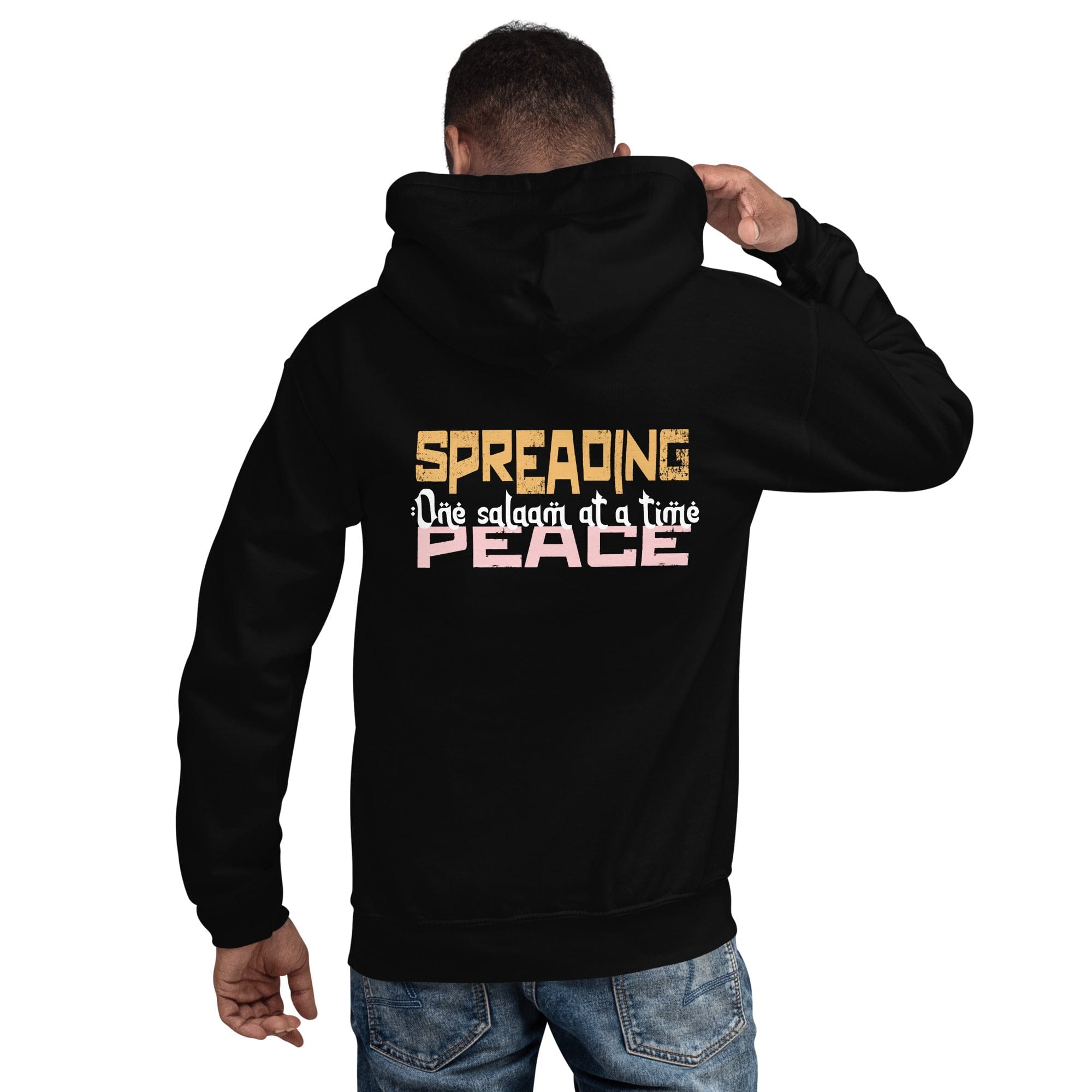 Muslim Threads Black / S spreading salaam hoodie