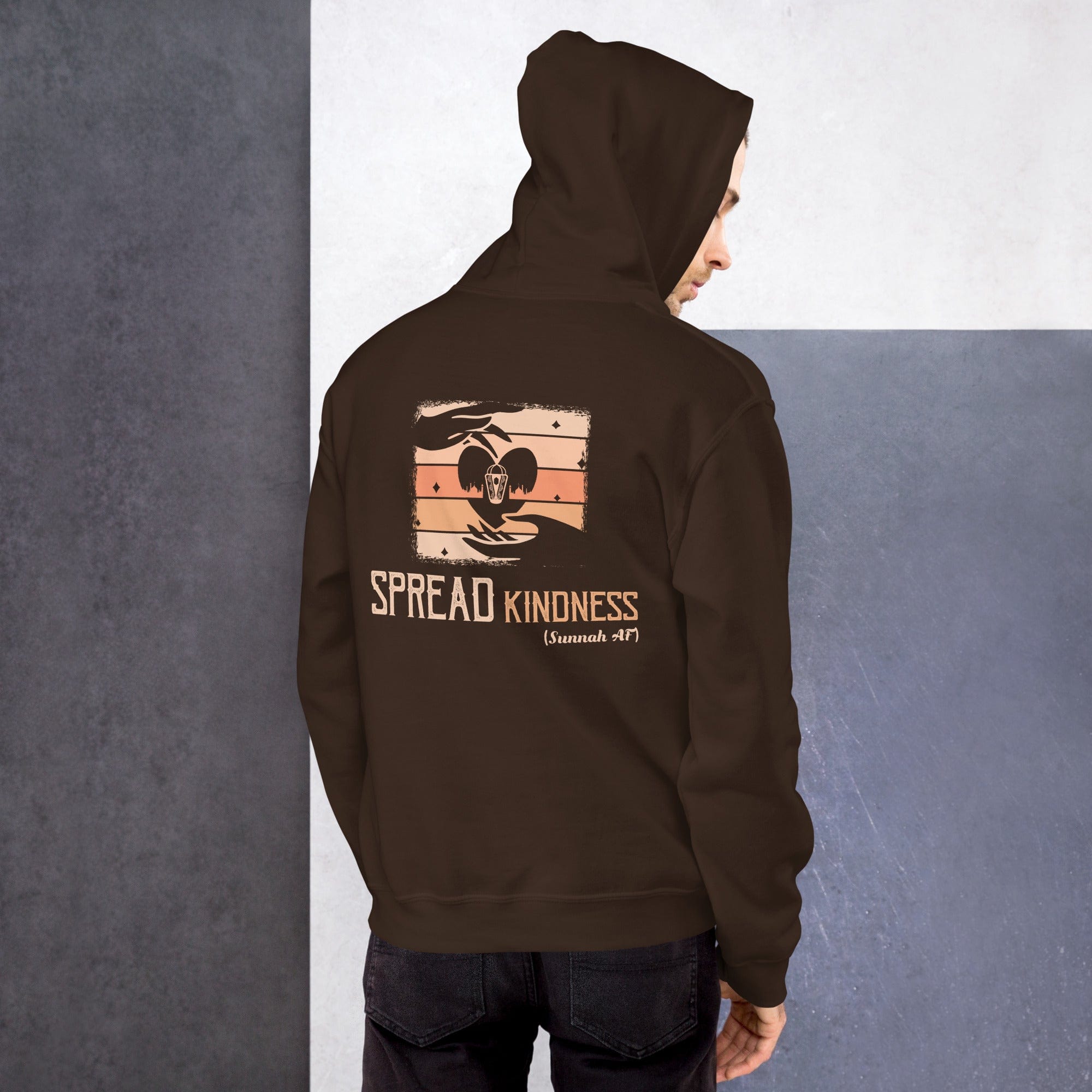 Muslim Threads Dark Chocolate / S Spread Kindness Hoodie