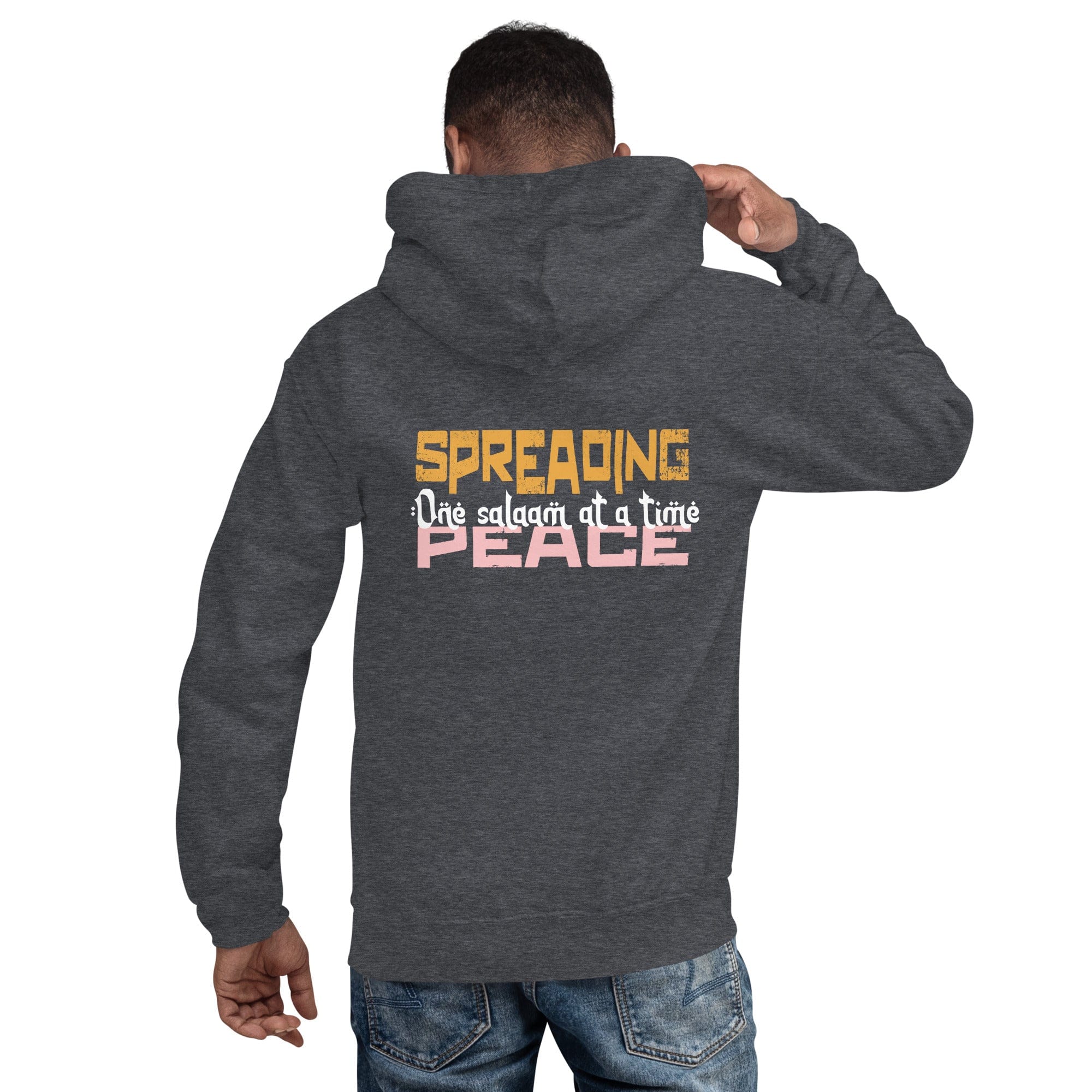 Muslim Threads Dark Heather / S spreading salaam hoodie