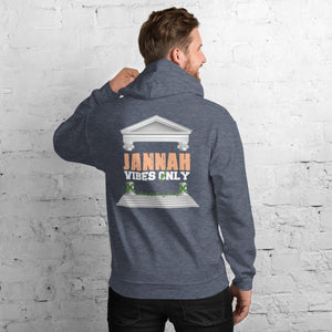 Muslim Threads Heather Sport Dark Navy / S Jannah Vibes Only - Hoodie