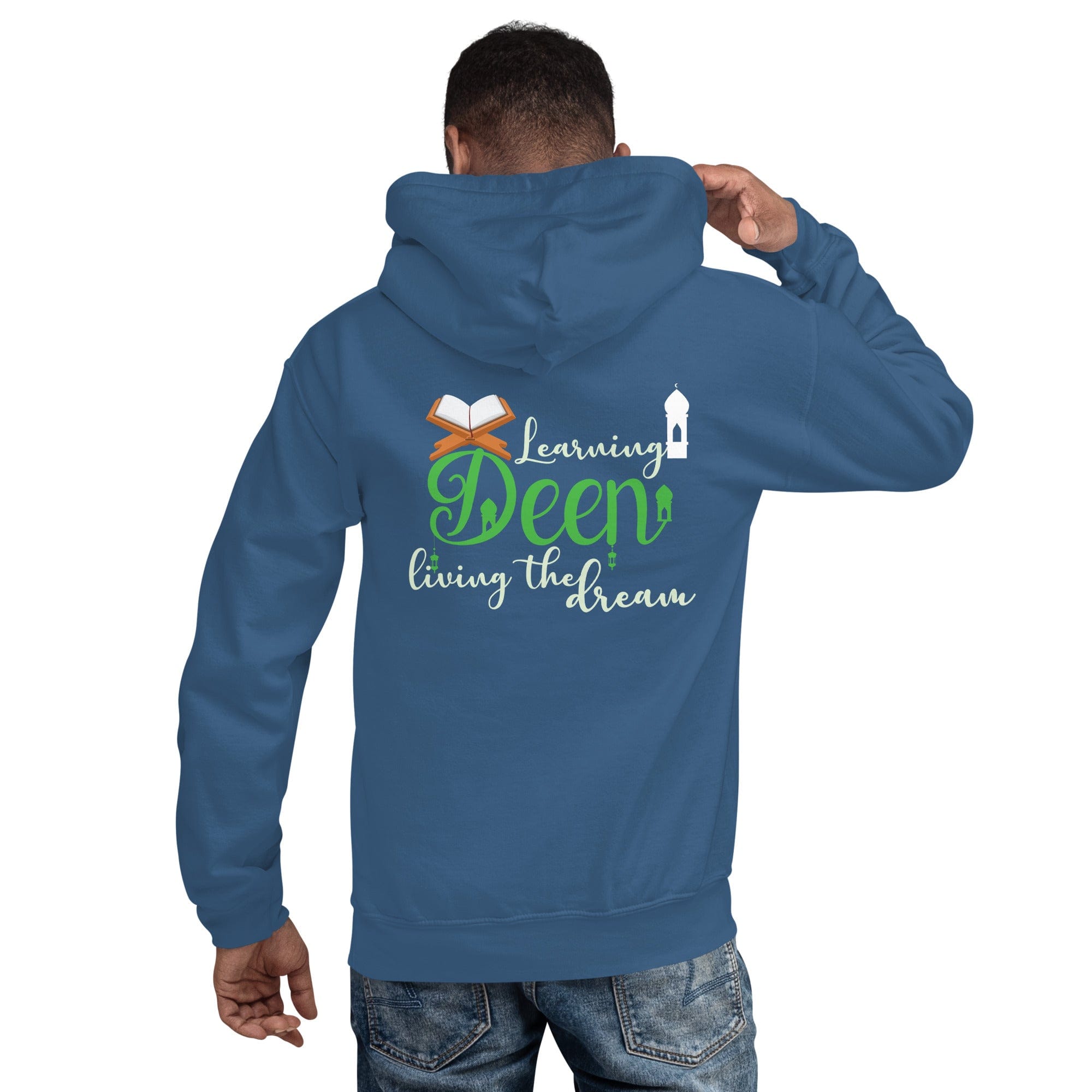 Muslim Threads Indigo Blue / S Learning the Deen - Hoodie