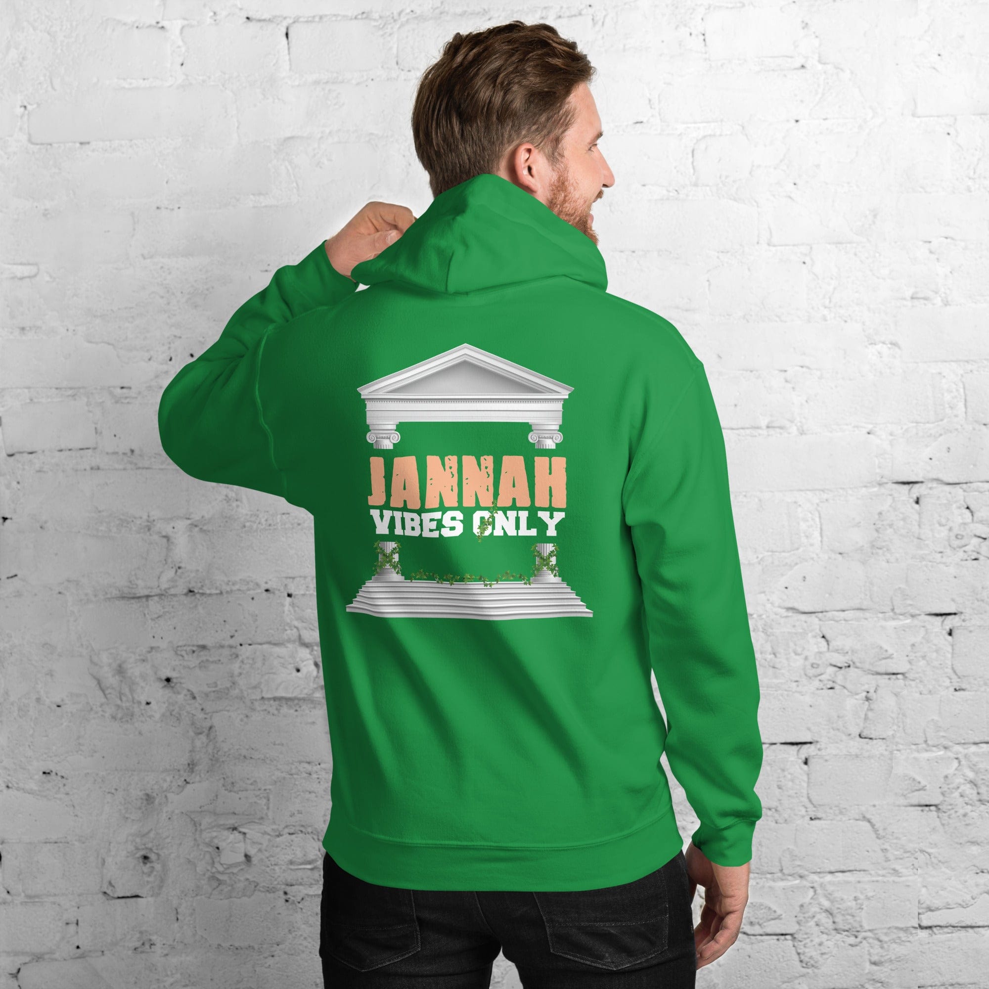 Muslim Threads Irish Green / S Jannah Vibes Only - Hoodie