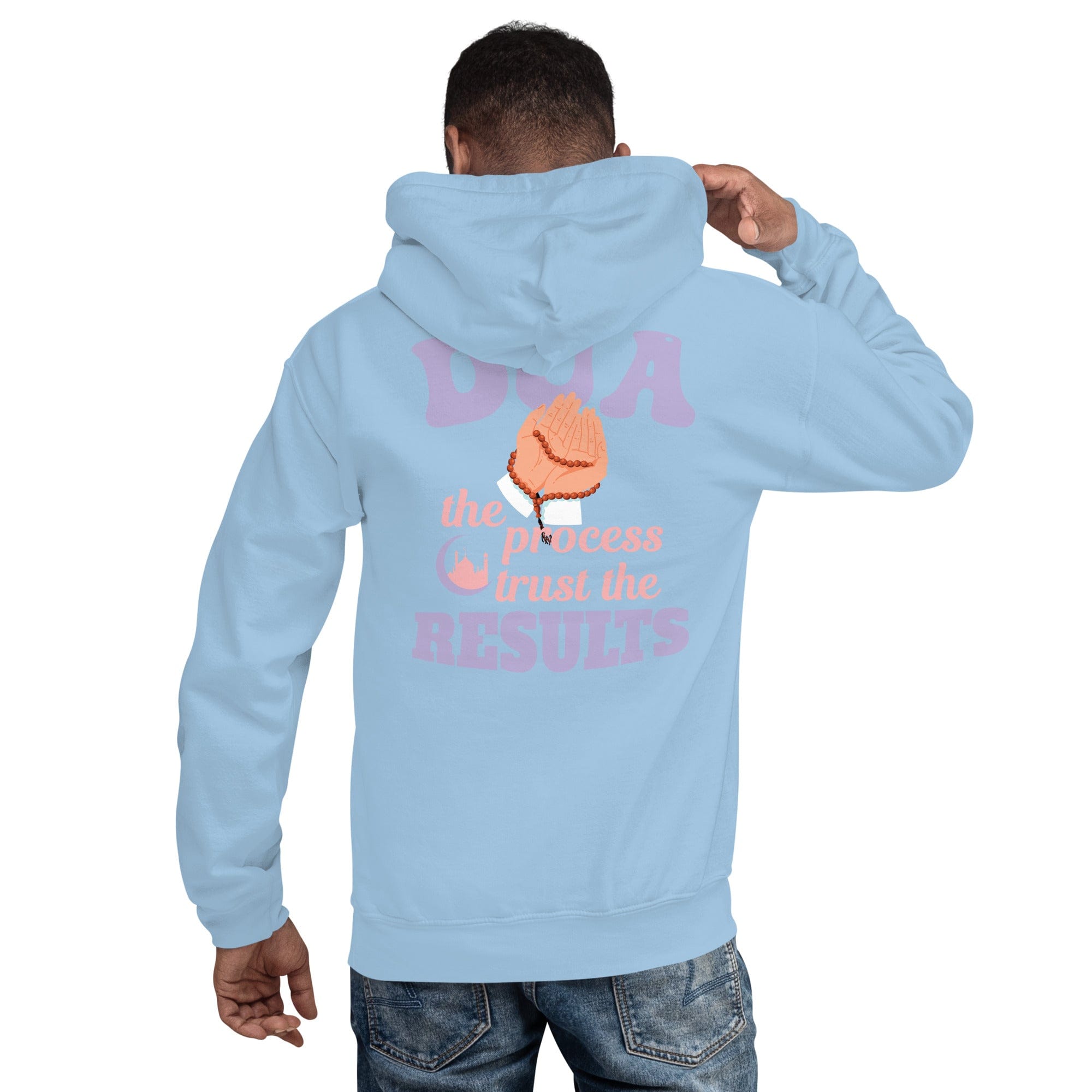 Muslim Threads Light Blue / S Dua the process- Hoodie