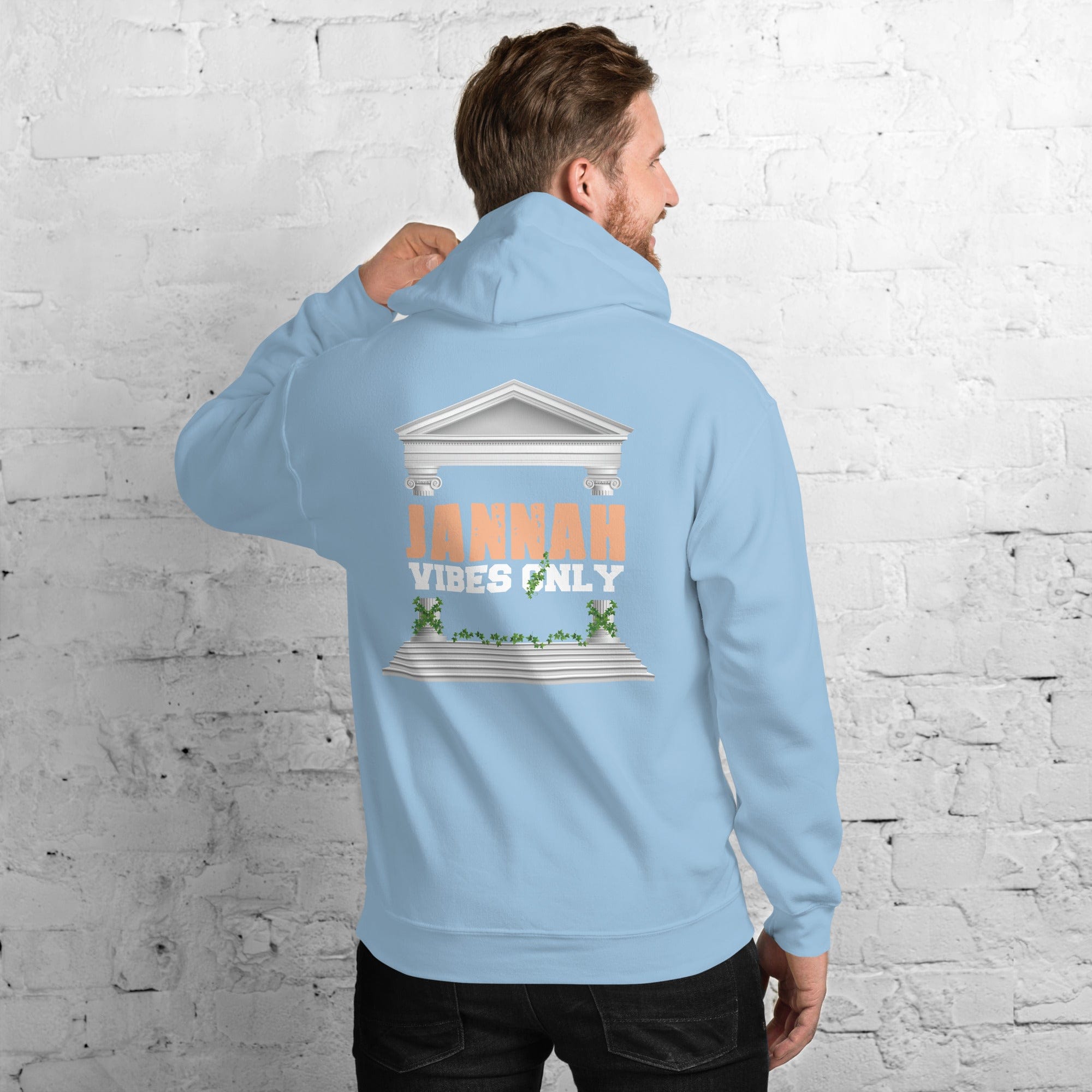 Muslim Threads Light Blue / S Jannah Vibes Only - Hoodie