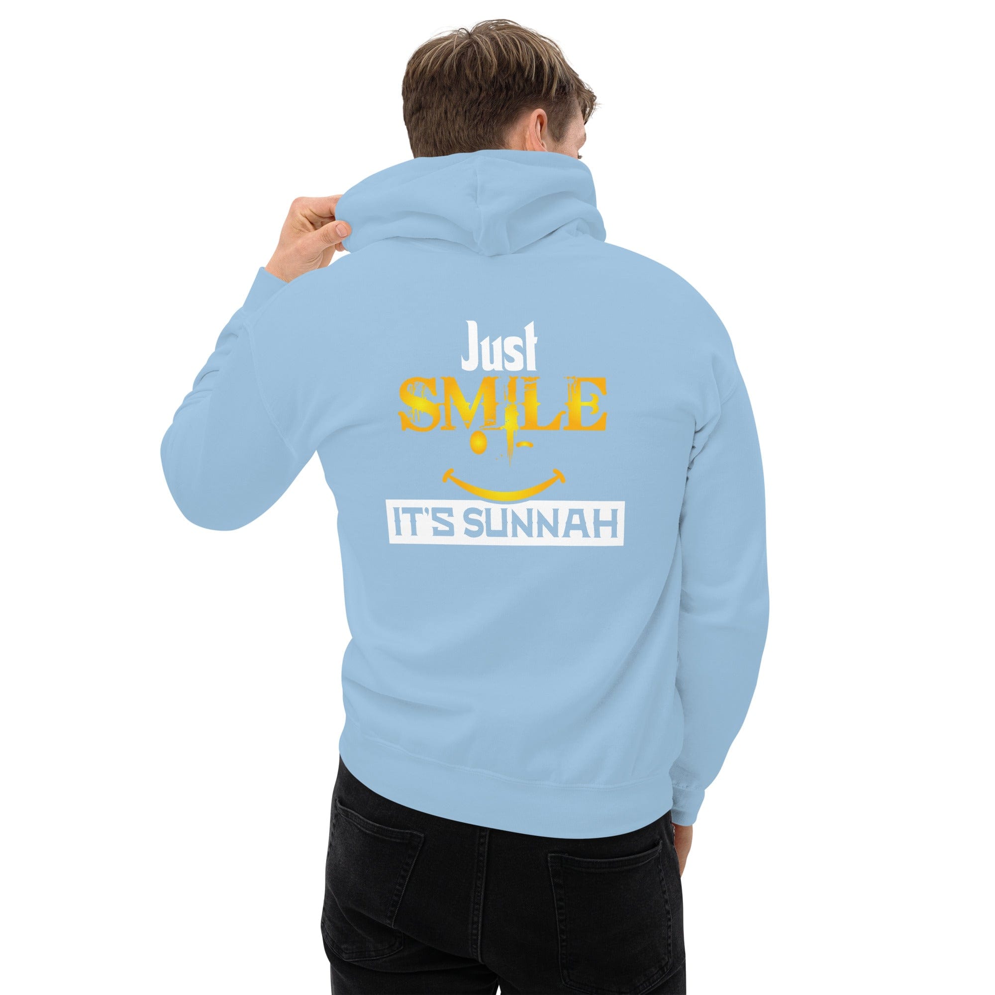 Muslim Threads Light Blue / S Just Smile its Sunnah - Hoodie