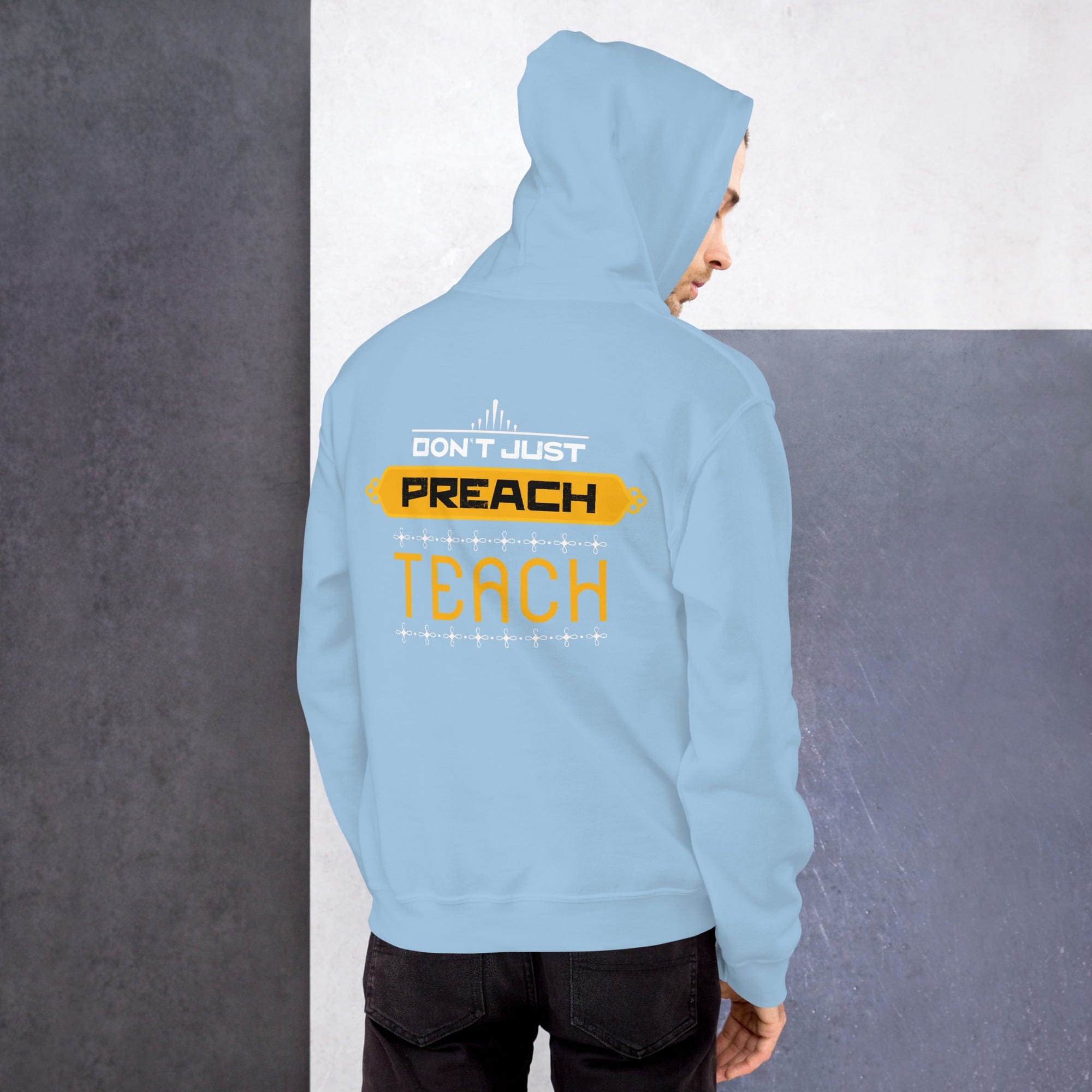 Muslim Threads Light Blue / S Preach Hoodie