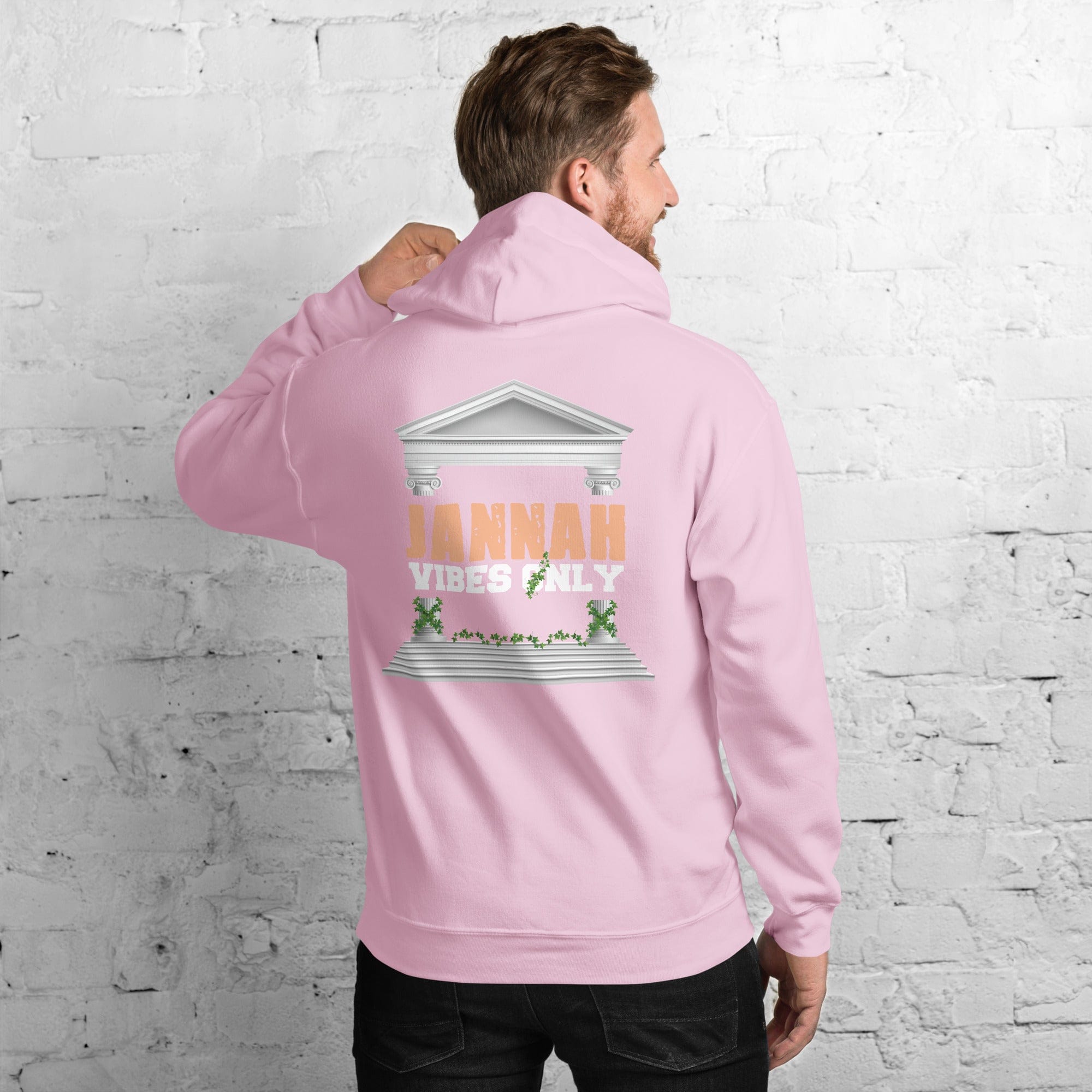 Muslim Threads Light Pink / S Jannah Vibes Only - Hoodie