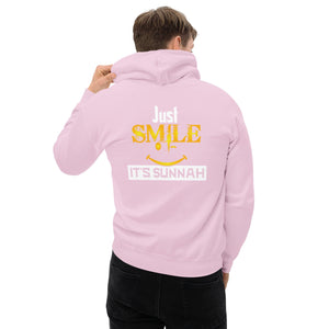 Muslim Threads Light Pink / S Just Smile its Sunnah - Hoodie