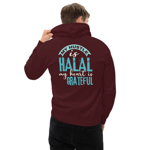 Muslim Threads Maroon / S My hustle is Halal Hoodie