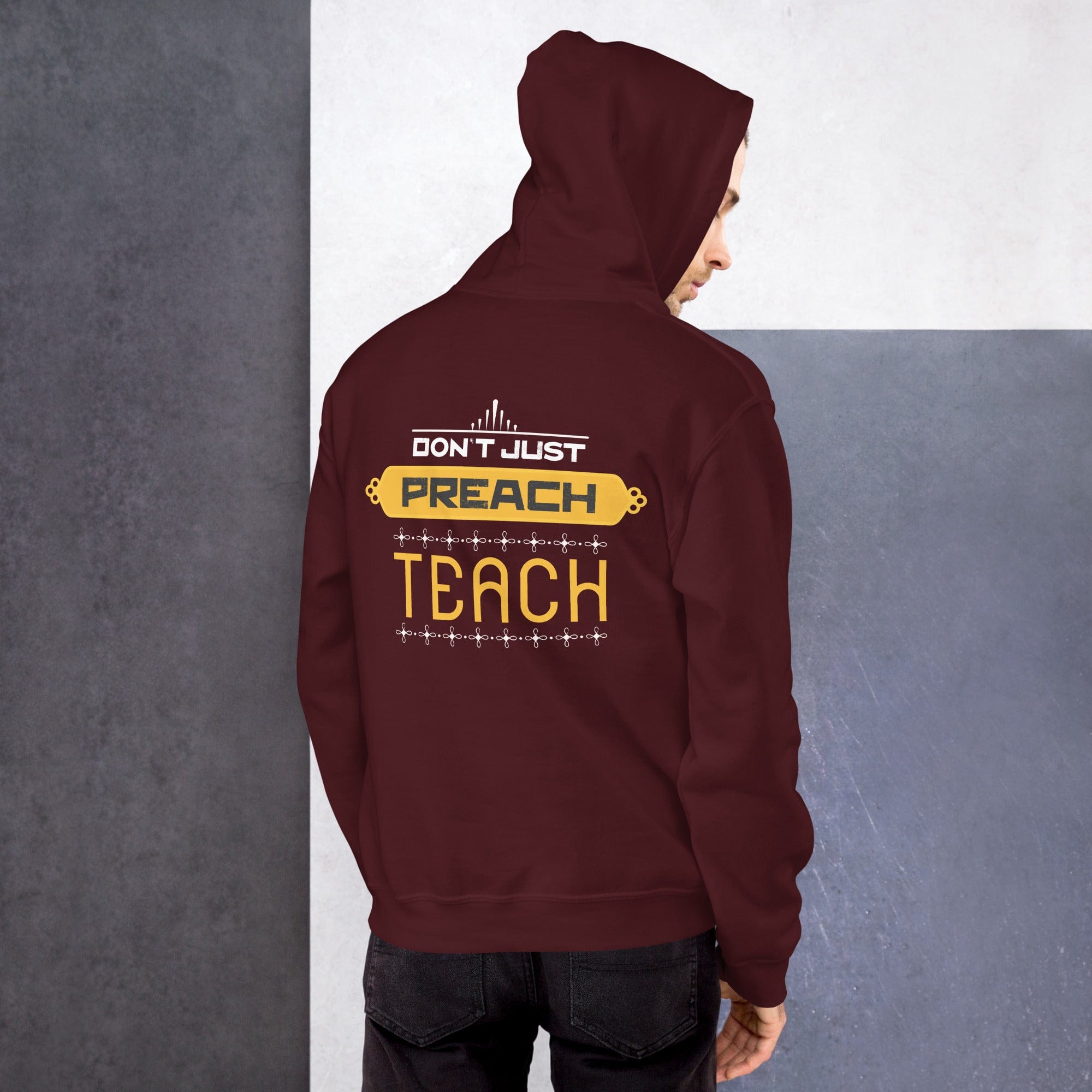 Muslim Threads Maroon / S Preach Hoodie