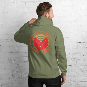 Muslim Threads Military Green / S My iman is Strong hoodie