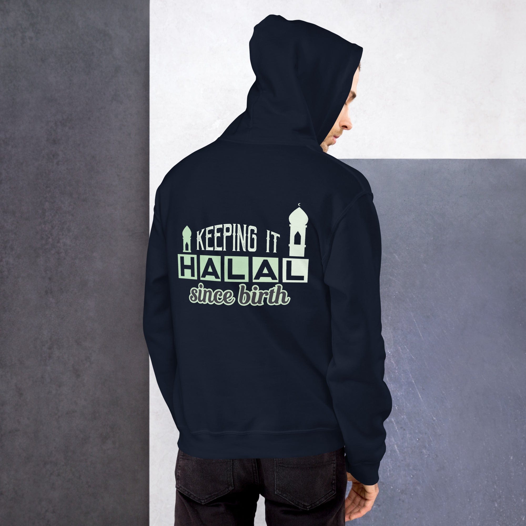 Muslim Threads Navy / S Keeping it Halal - Hoodie