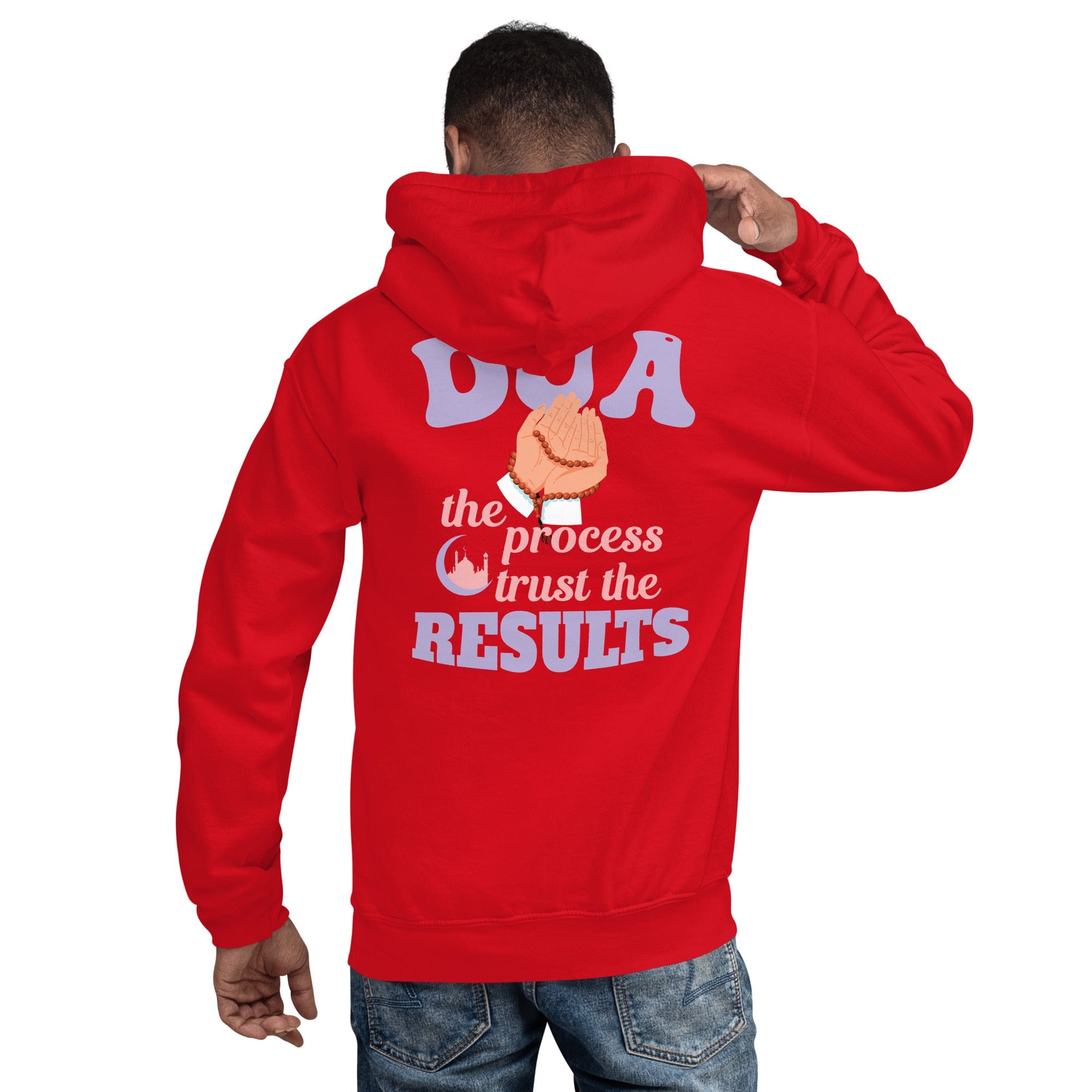 Muslim Threads Red / S Dua the process- Hoodie