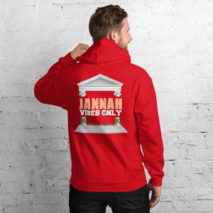 Muslim Threads Red / S Jannah Vibes Only - Hoodie