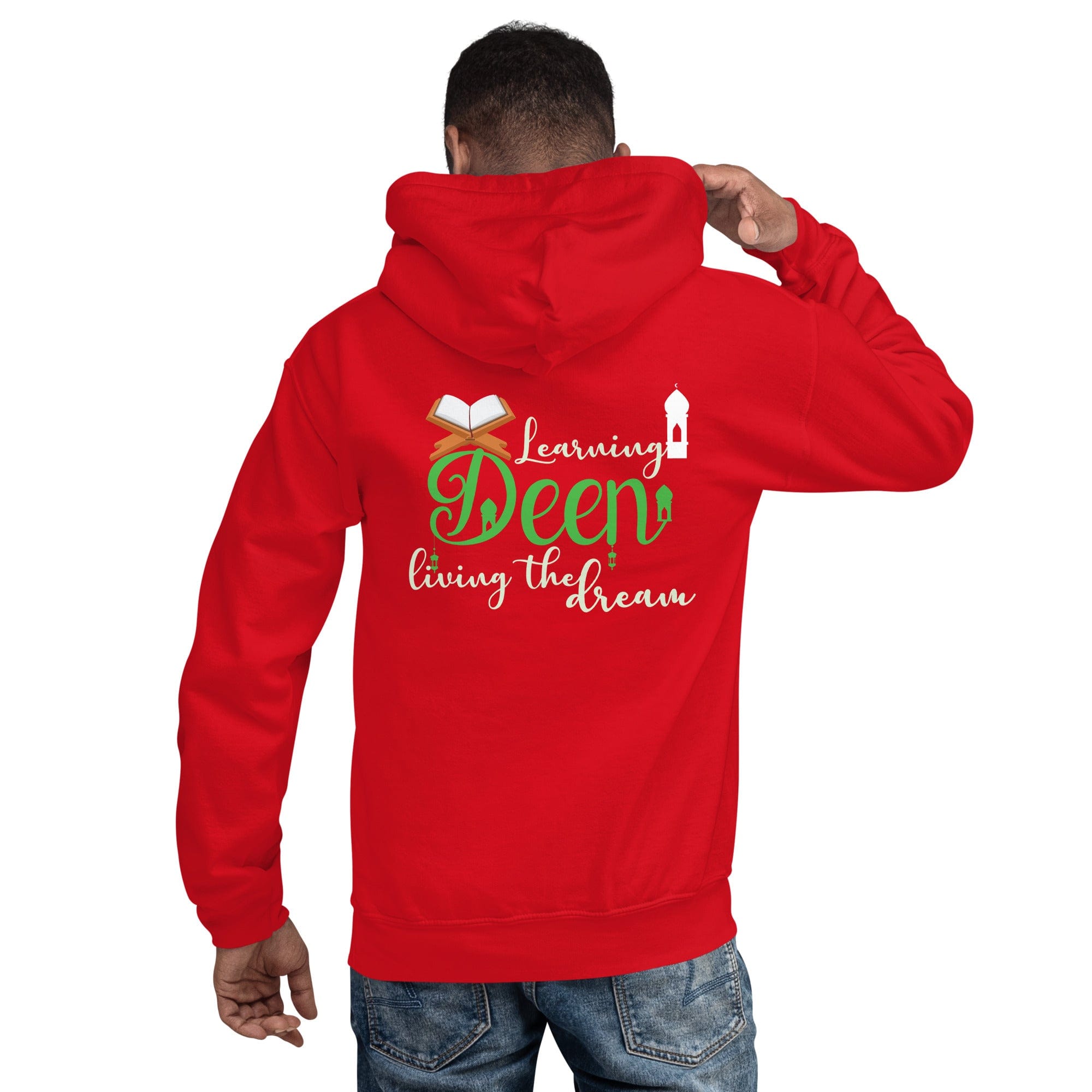 Muslim Threads Red / S Learning the Deen - Hoodie