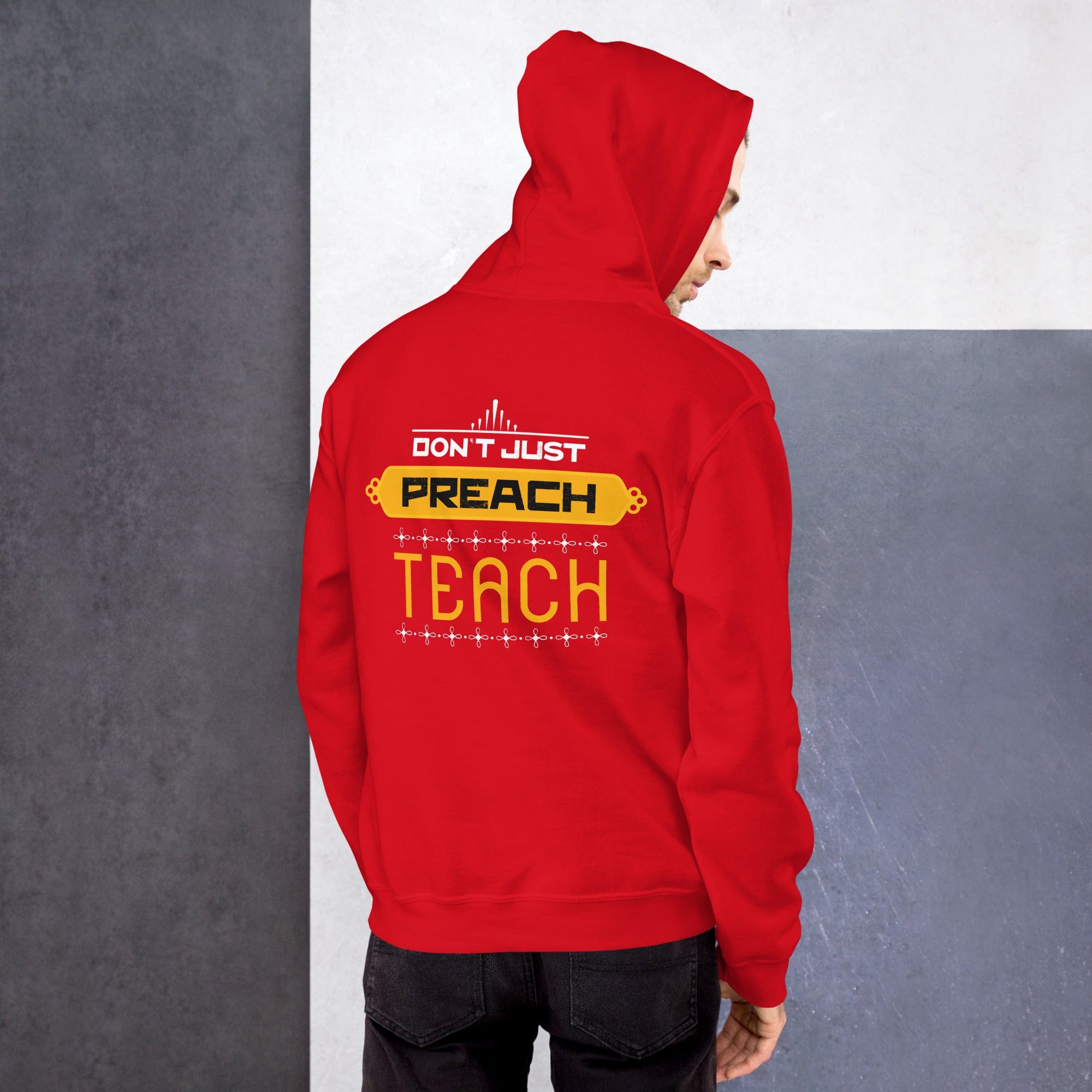 Muslim Threads Red / S Preach Hoodie