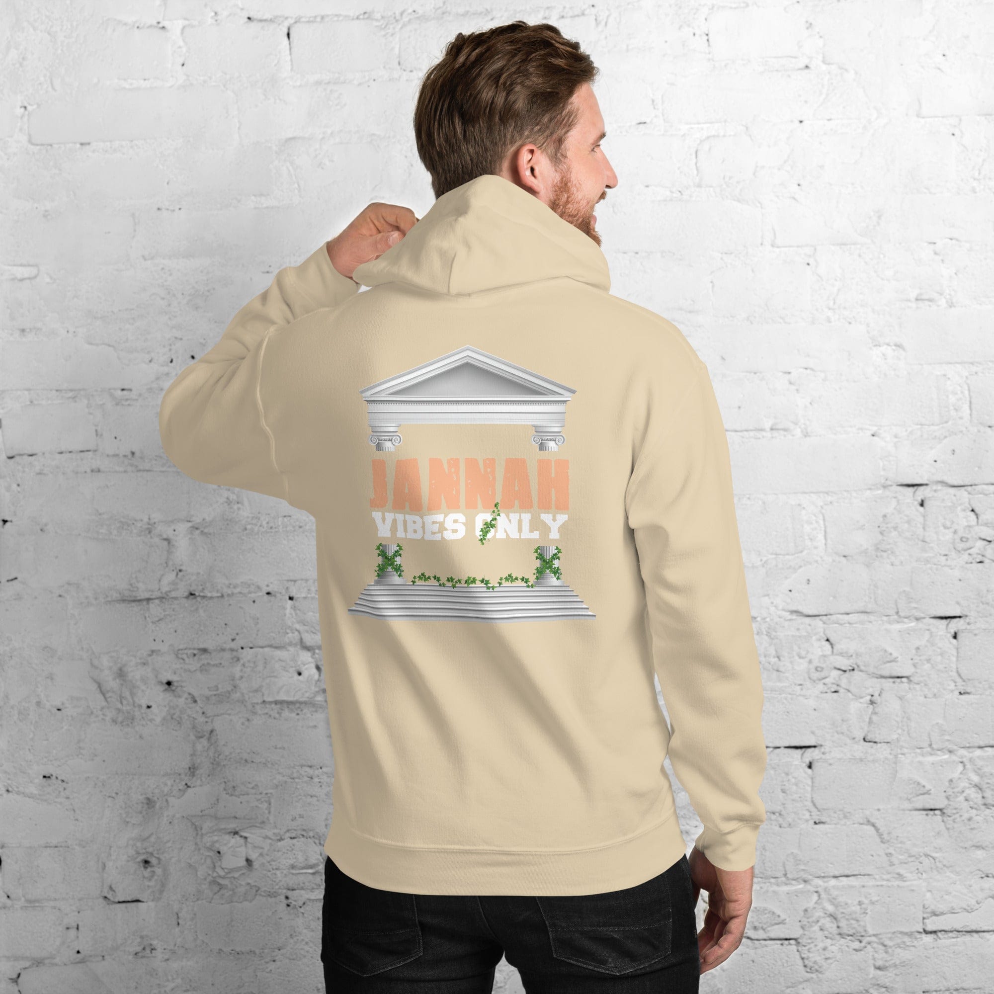 Muslim Threads Sand / S Jannah Vibes Only - Hoodie