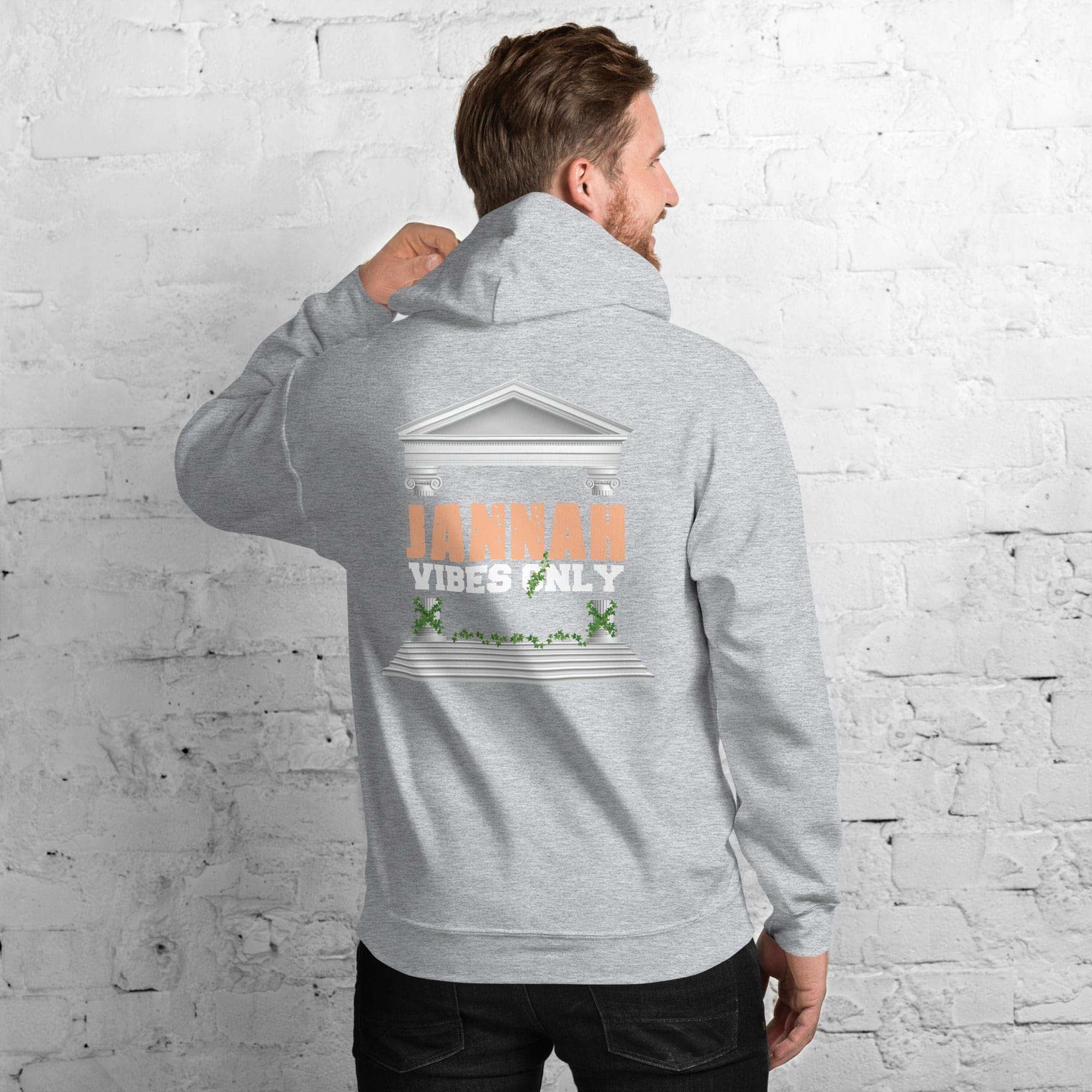 Muslim Threads Sport Grey / S Jannah Vibes Only - Hoodie