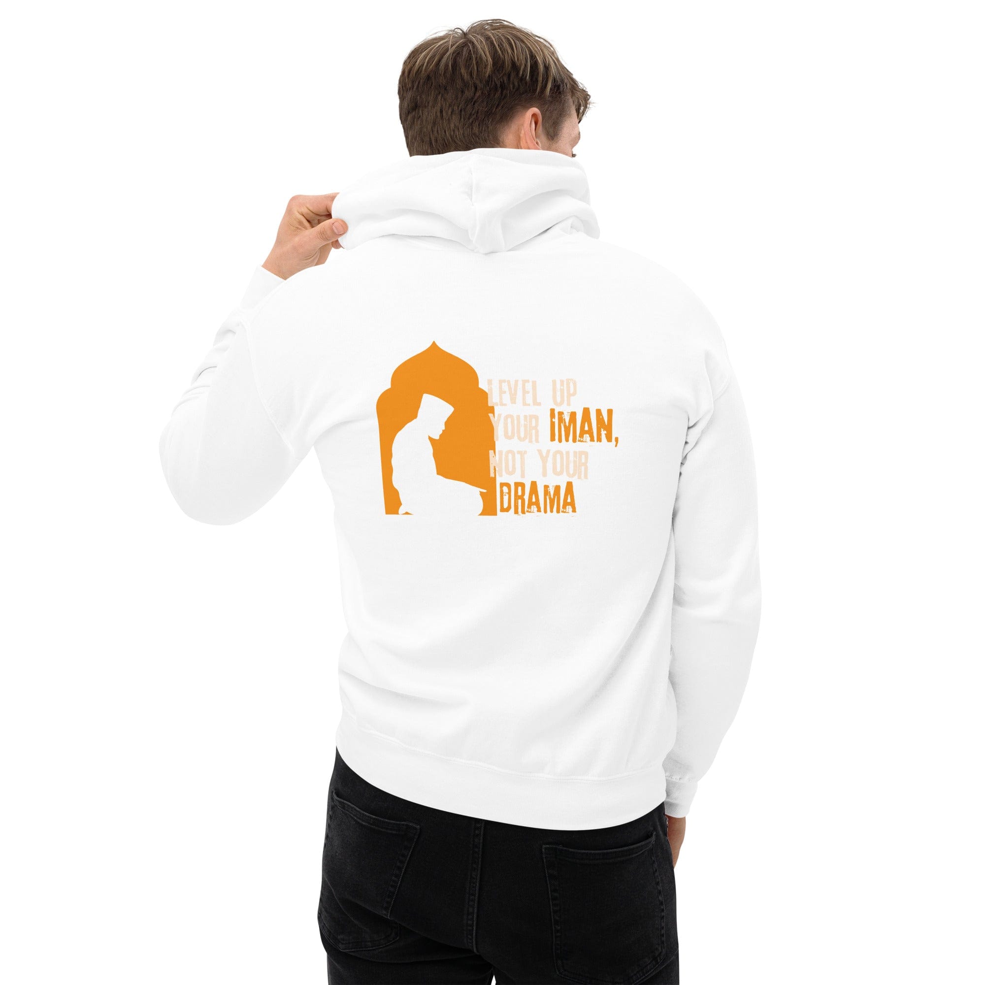 Muslim Threads White / S Deen Up- Hoodie