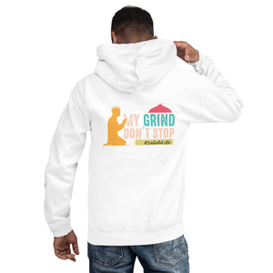 Muslim Threads White / S My grind don't stop - Hoodie